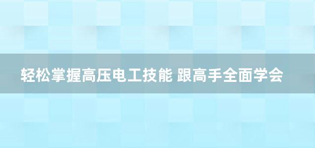 轻松掌握高压电工技能 跟高手全面学会电工电子技术